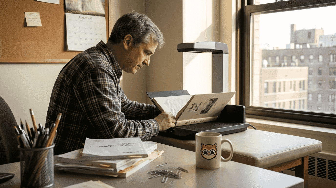 Step by step digitising books for e-book distribution