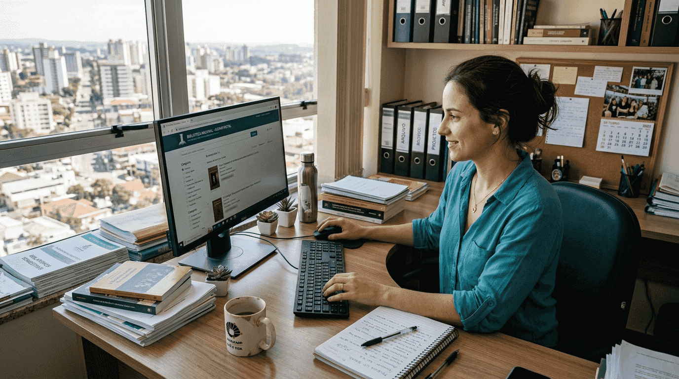 Bibliotecas online para criadores educacionais 2026