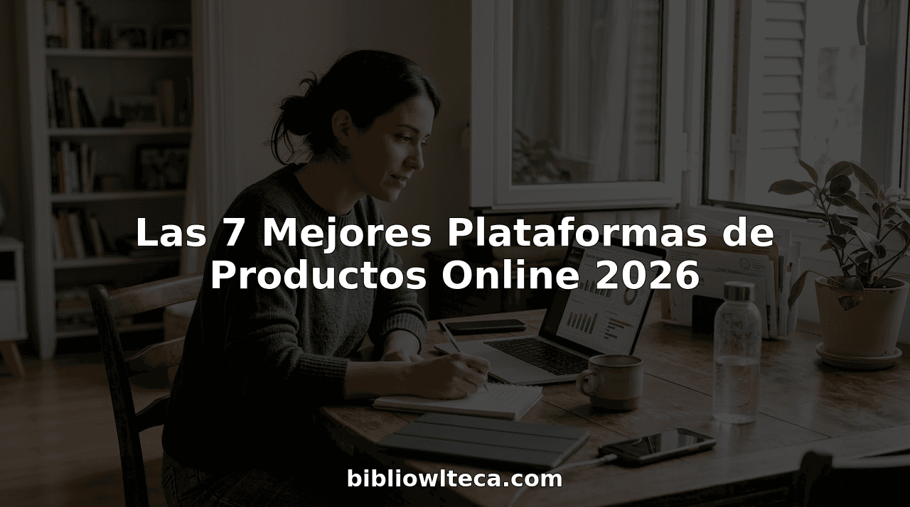 Las 7 Mejores Plataformas de Productos Online 2026