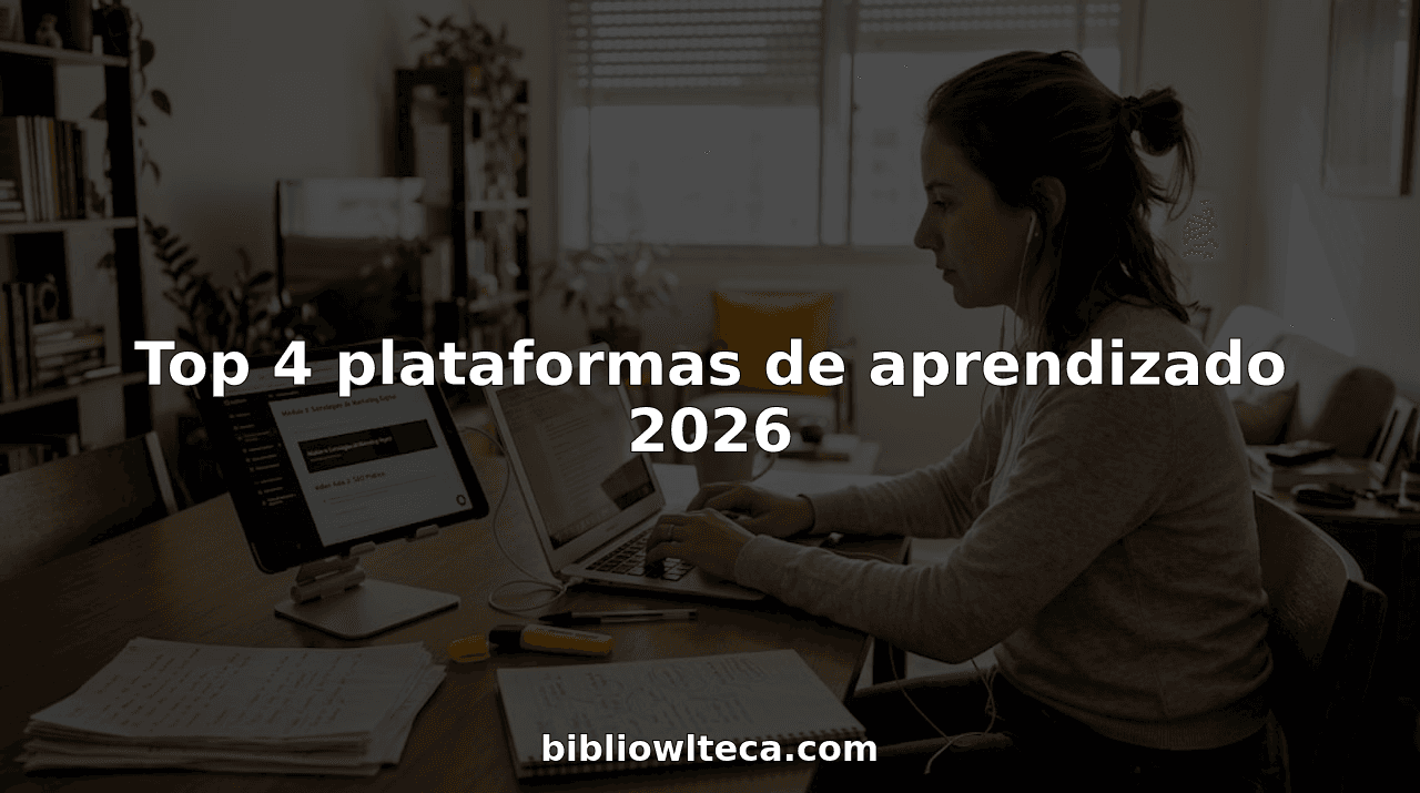 Top 4 plataformas de aprendizado 2026