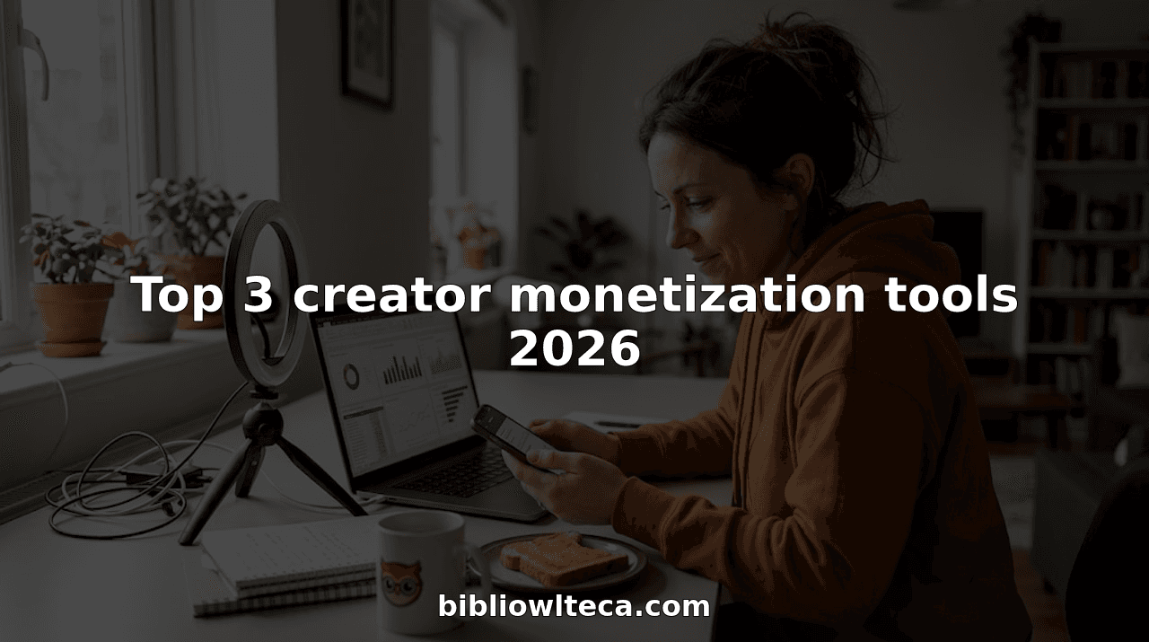 Top 3 creator monetization tools 2026