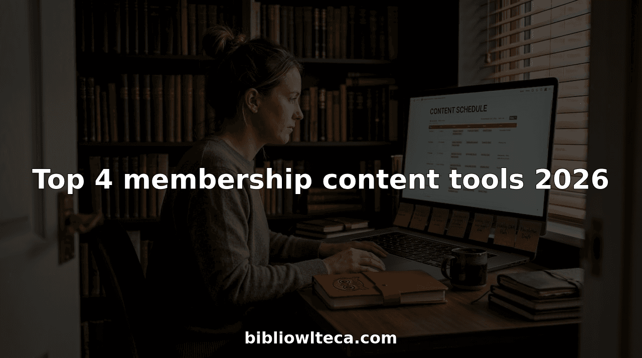 Top 4 membership content tools 2026