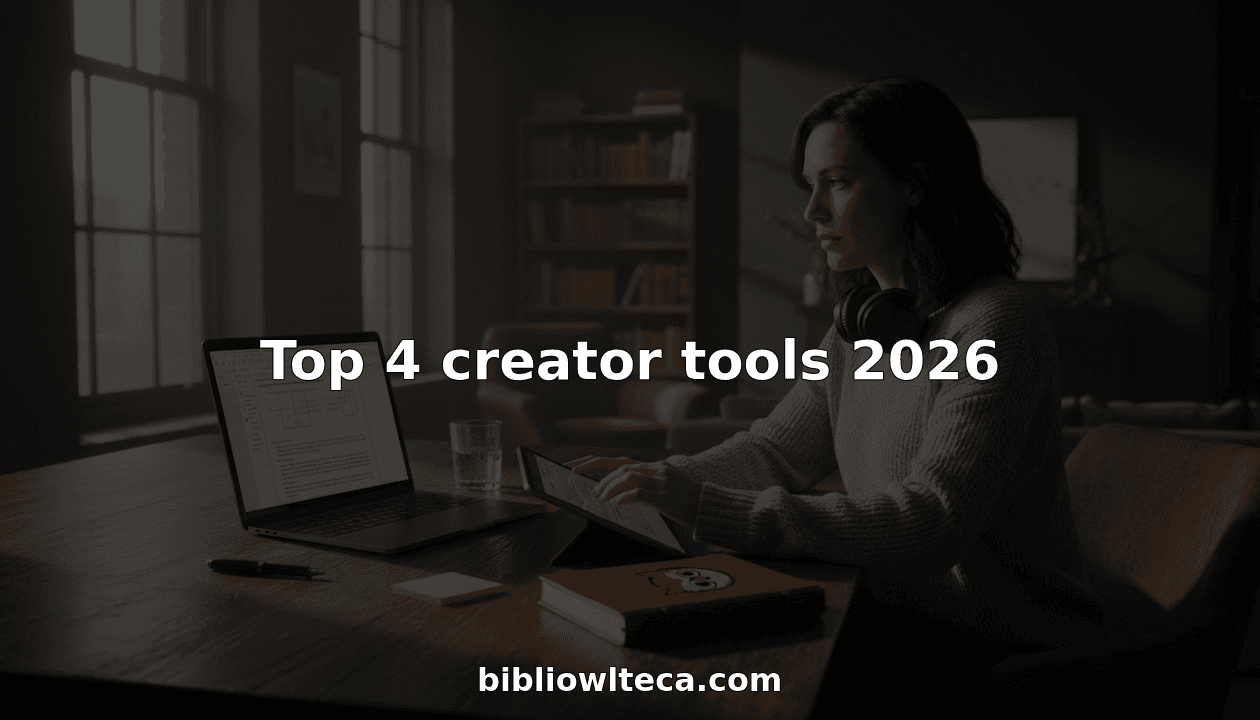 Top 4 creator tools 2026